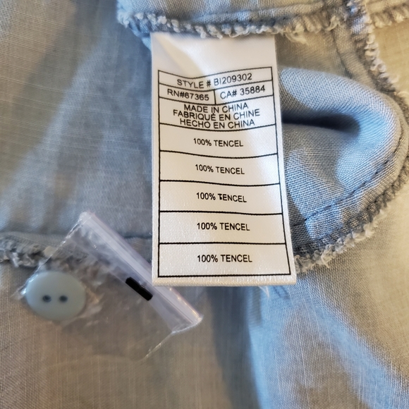 BB Dakota Janelle Chambray Wrap Skirt - Picture 6 of 7